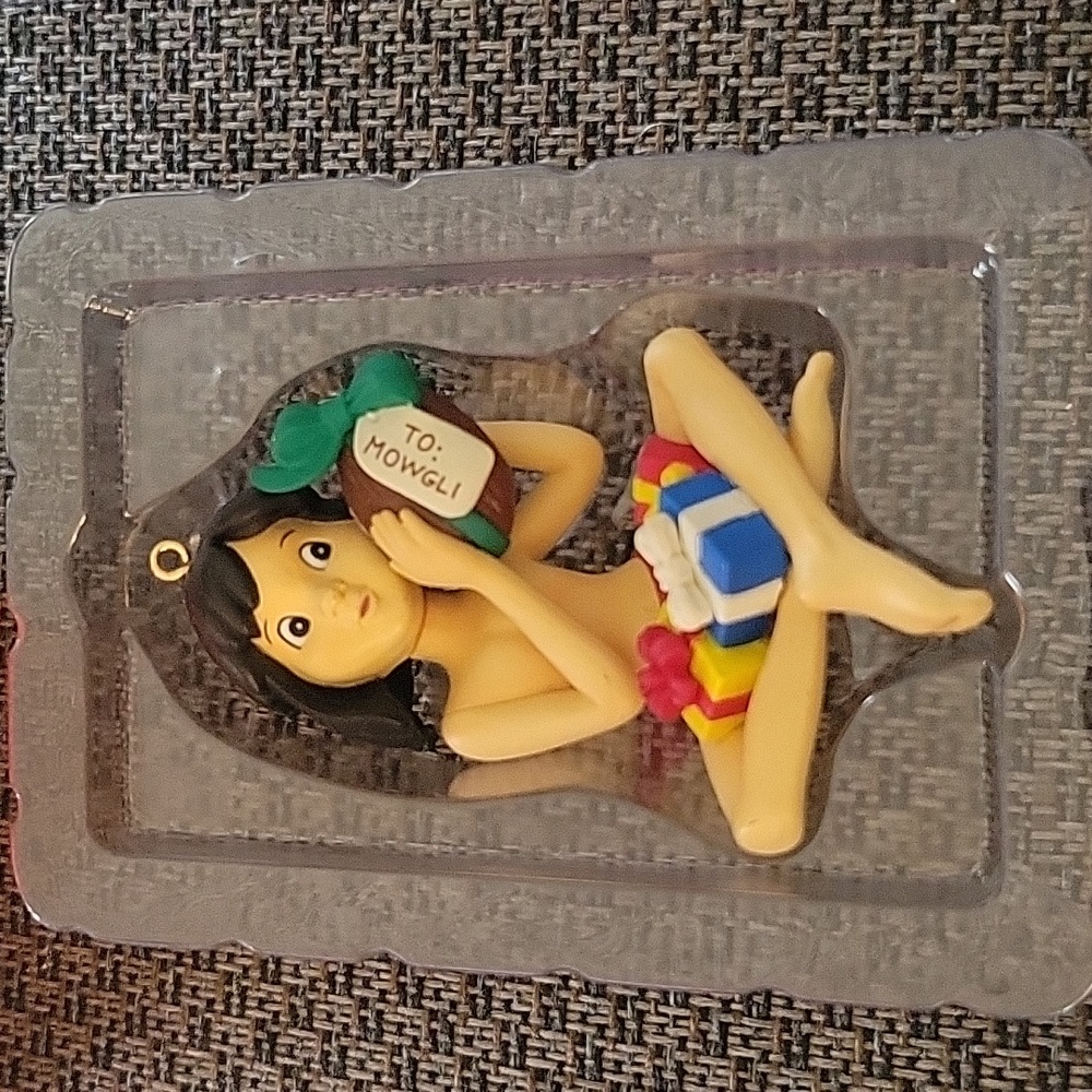 #1 Vintage Grolier Collectibles Ornament  Jungle Book Mowgli
